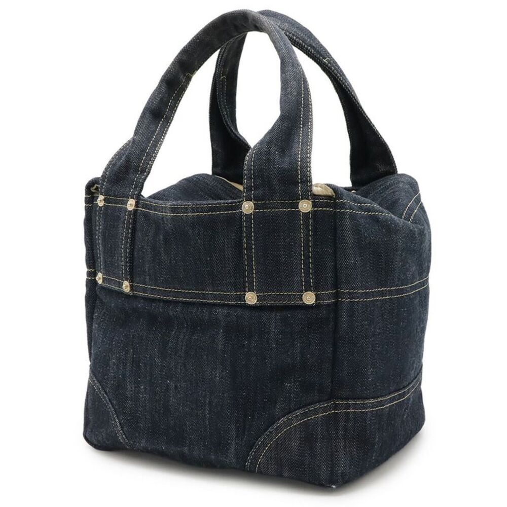 Chanel Denim Coco Mark Tote Bag - Picture 2 of 9
